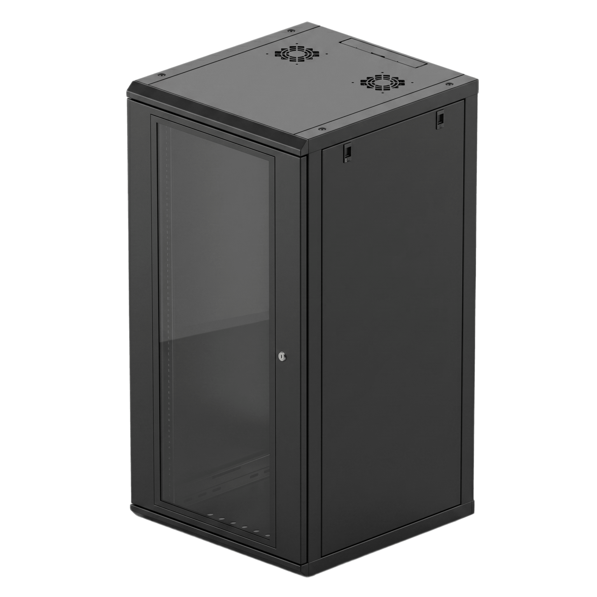 Gabinete de Pared 24U de 635 mm de Profundidad, Rack de 19 in en Acero Reforzado: Compacto y Resistente para Soluciones Profesionales — LINKEDPRO · SKU SR-19-24-GN3G