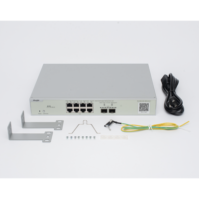 Switch Multi-Gigabit PoE+ Capa 2 con 8 Puertos 2.5G PoE+ hasta 240W y 2 Uplink SFP+ 10G ,Administrable Cloud, Diseñado Para Access Points WiFi 6/7