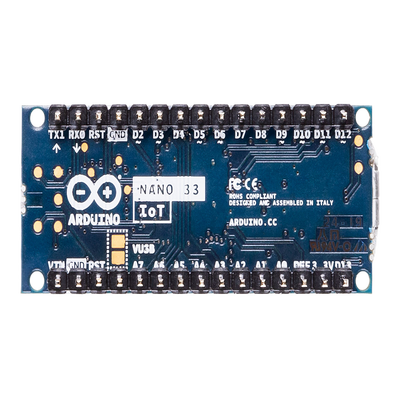 Placa de Desarrollo IoT / Cortex-M0+ SAMD21 48 MHz / Wi-Fi 802.11 b/g/n + Bluetooth 4.2 / IMU 6 Ejes LSM6DSOXTR / Crypto Chip ATECC608A / 3.3V I/O / Micro USB / Compatible Arduino IDE y Cloud