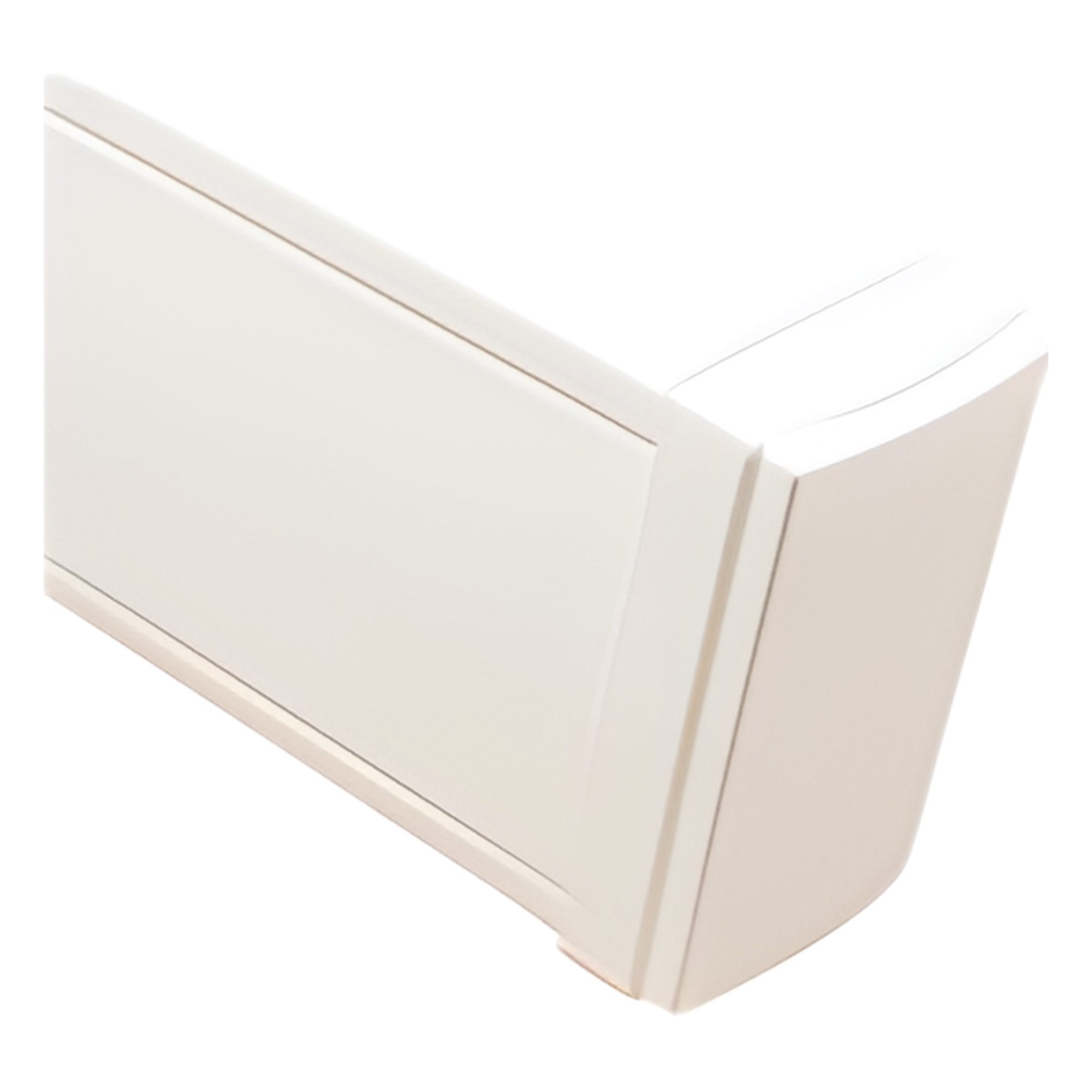 Tapa final en color blanco de PVC auto extinguible, para canaleta TEK100 (5591-02001)