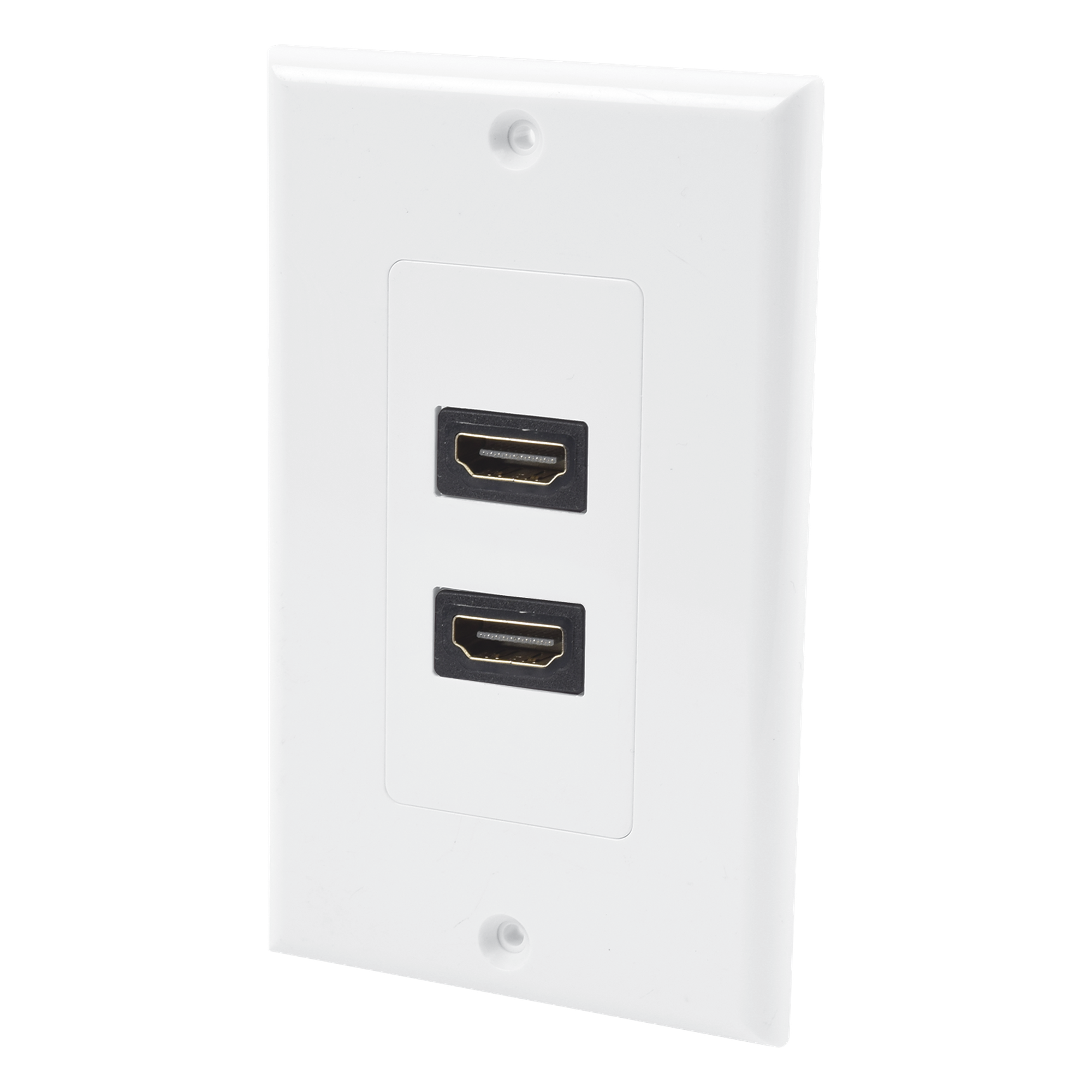 Placa de Pared / 2 Puertos HDMI Hembra a Hembra / 4K UHD / UL 94V-0 / 70 x 115mm / 2.75' x 4.52' — LINKEDPRO BY EPCOM · SKU LP-FP-091