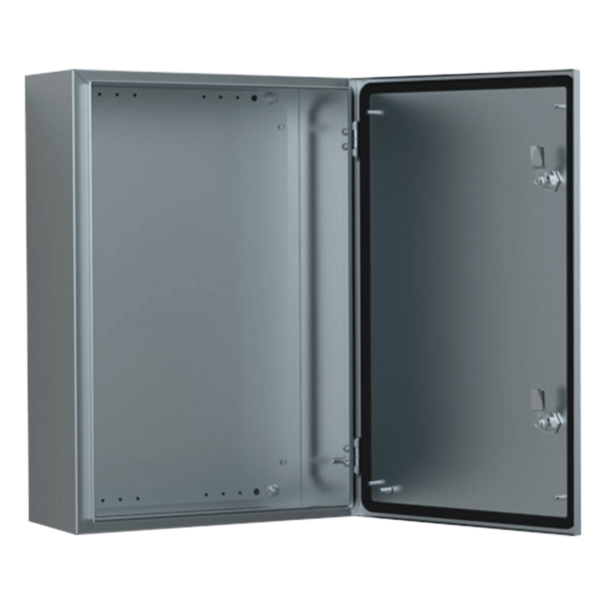 Gabinete de Acero Inoxidable 304L ASR IP66 / 500x500x210 mm (19.7x19.7x8.3 in) / 1 Cerradura / Montaje Placa 2 mm