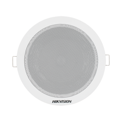 Altavoz Montaje en Plafón | 6 Watts | 100 V | Rejilla de Metal | Color Blanco | Uso Interior