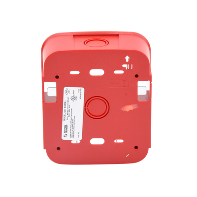Caja de Montaje en Pared, para Sirena, Color Rojo, Nuevo Diseño Moderno y Elegante