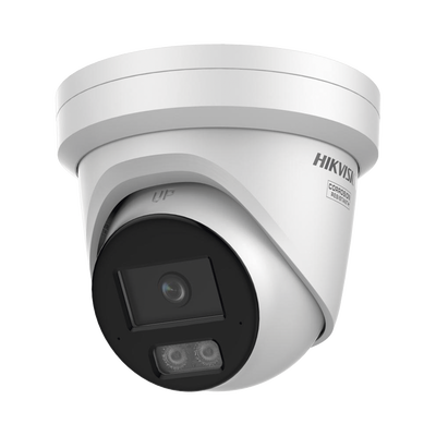 [Dual Light + ColorVu 3.0 + HikAI] Turret IP 8 Megapixel / Lente 2.8 mm / 30 mts IR + Luz Blanca / 2 Microfonos Integrados / Exterior IP67 / WDR 130 dB / ACUSENSE 3.0 / Metal / NEMA 4X / ACUSEEK — HIKVISION · SKU DS-2CD2387G3-LI2UY