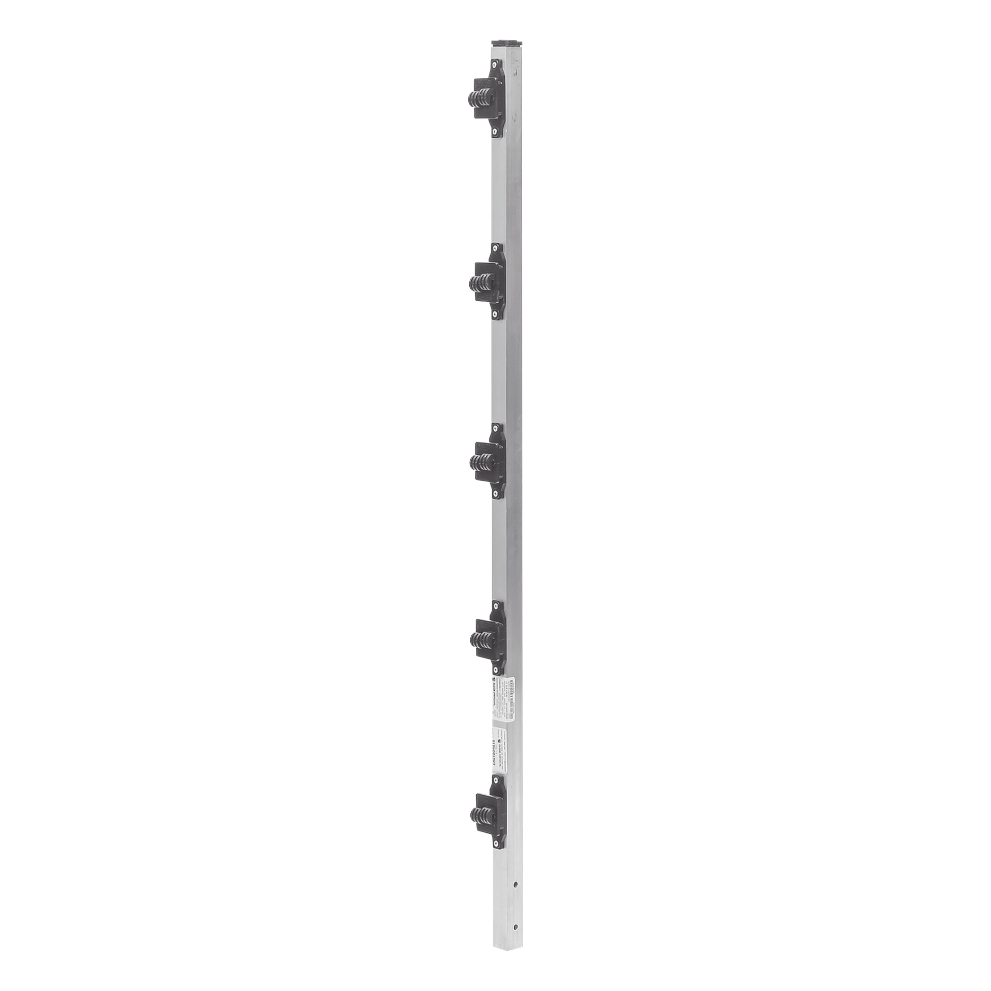 Poste de Paso de 1m para Cerca Electrificada de PTR Cuadrado de Aluminio de 1" de lado con 5 Aisladores Instalados. — EPCOM INDUSTRIAL · SKU SYS-POST-2-R2