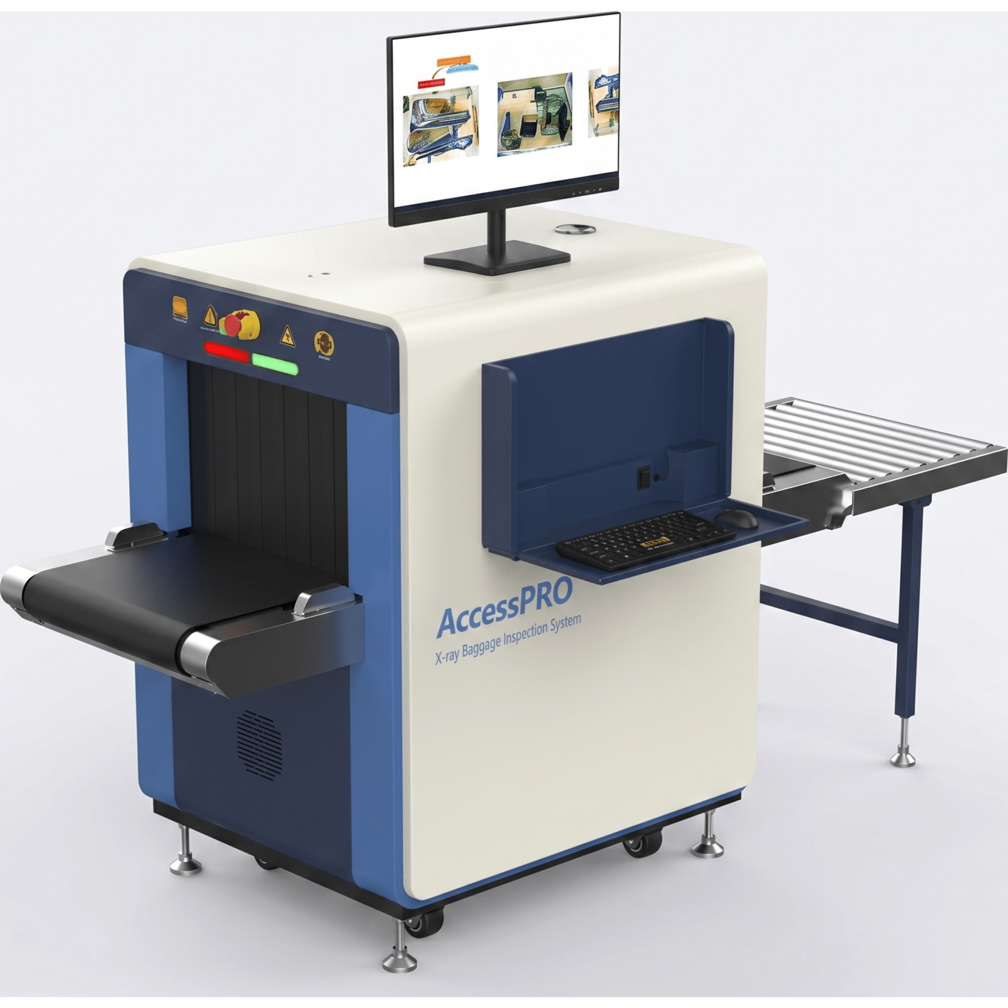 Sistema de Inspección por Rayos X AP5030H / Túnel 50x30 cm / Detección de Explosivos y Materiales Orgánicos / Monitor LCD 21.5" / Zoom 32x / Memoria 100,000 Imágenes / Puesta en Marcha y Capacitación Incluidas