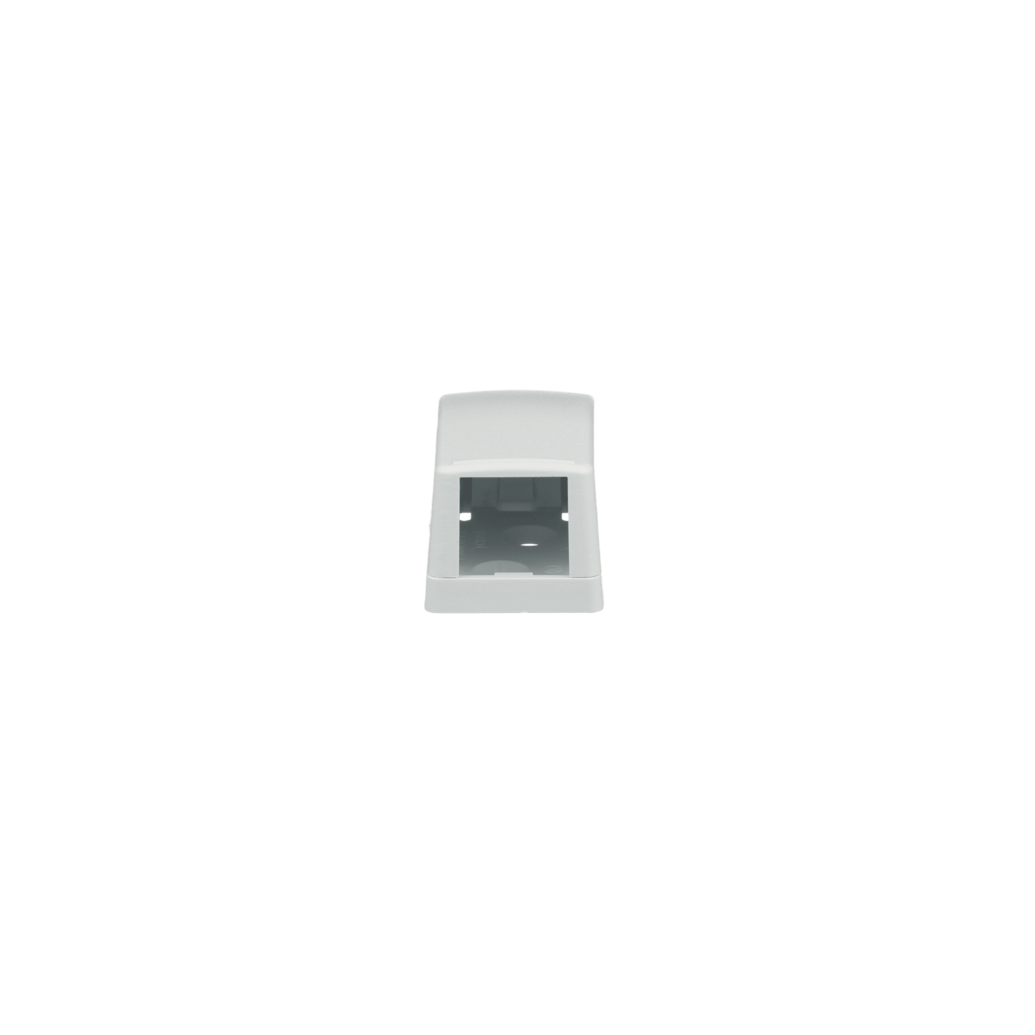 Caja de Montaje en Superficie, Para 1 Módulo Mini-Com, Color Blanco