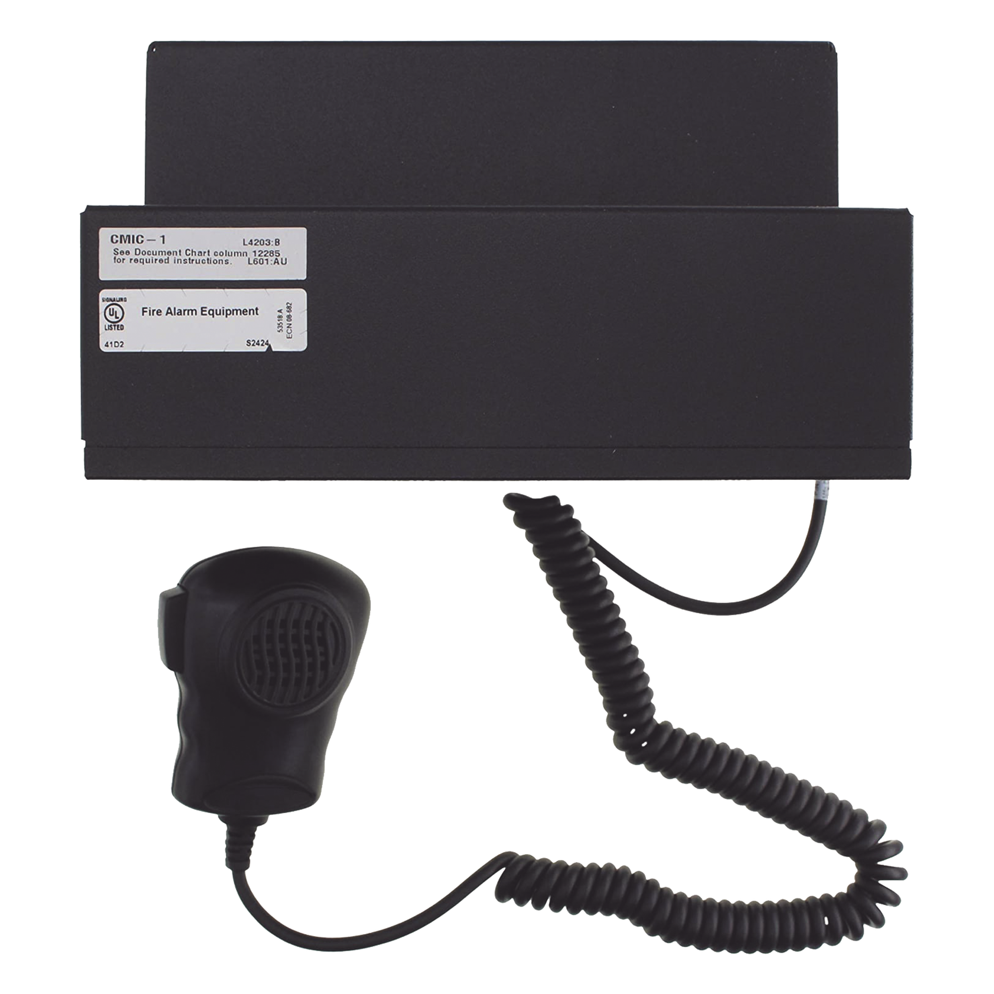 Módulo de Micrófono de Emergencia / Montaje en Chasis / Alcance 300 m (984.3 ft) / 24 VCD / Integración Noti-Fire-Net — NOTIFIER · SKU CMIC-1