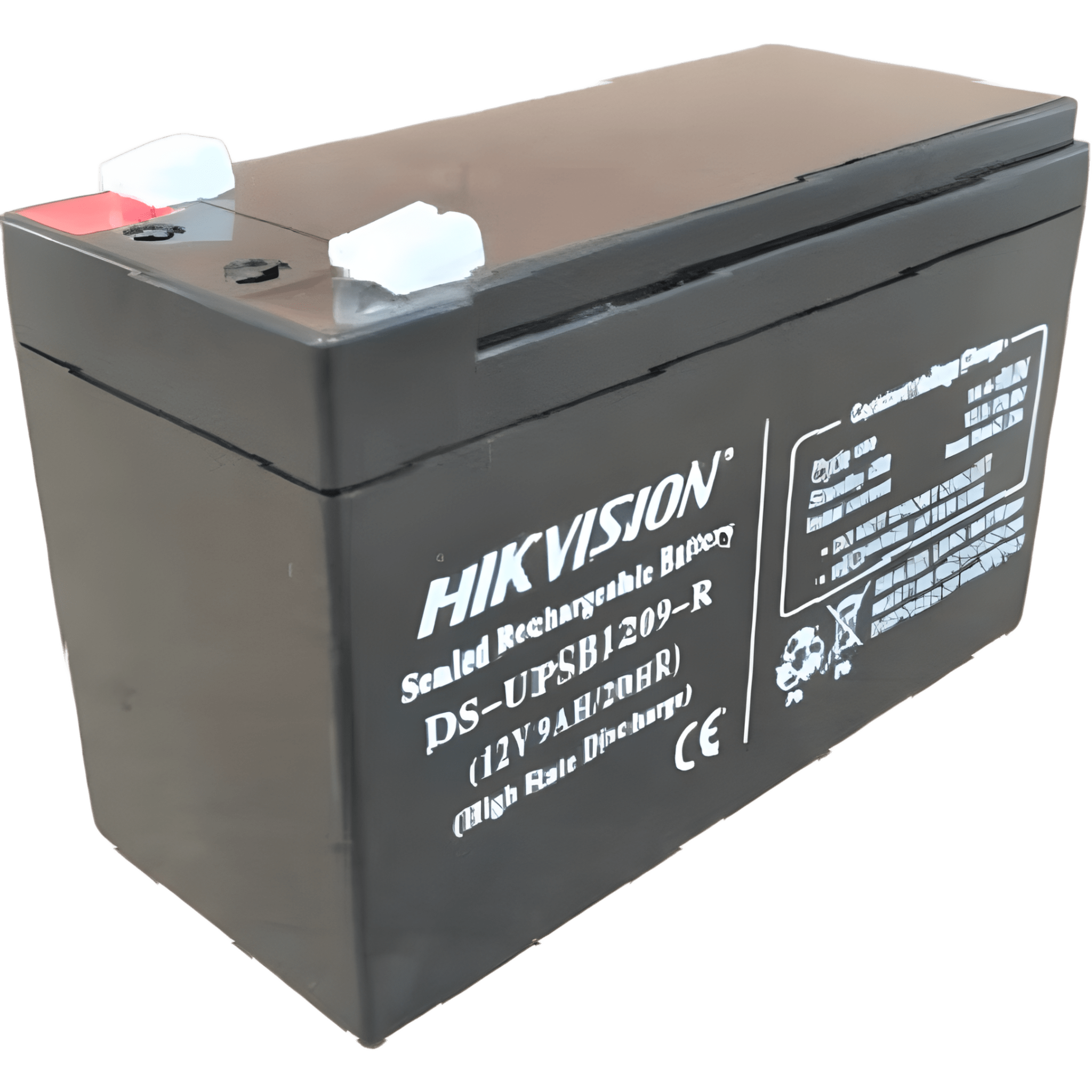 Bateria de Plomo Ácido / 12 VCD / 9 Amp / Ideal para UPS Online, EPS y Uso General / Certificación CE / Paquete de 5 Piezas — HIKVISION · SKU DS-UPSB1209-R(5PCS)