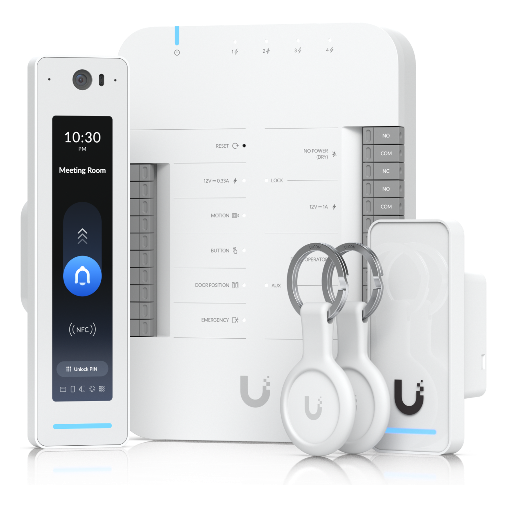 Kit de Control de Acceso / 1 Puerta / 6,000 Usuarios / IP55 / PoE++ / 5 Puertos Gigabit — UBIQUITI · SKU UA-G3-SK-PRO