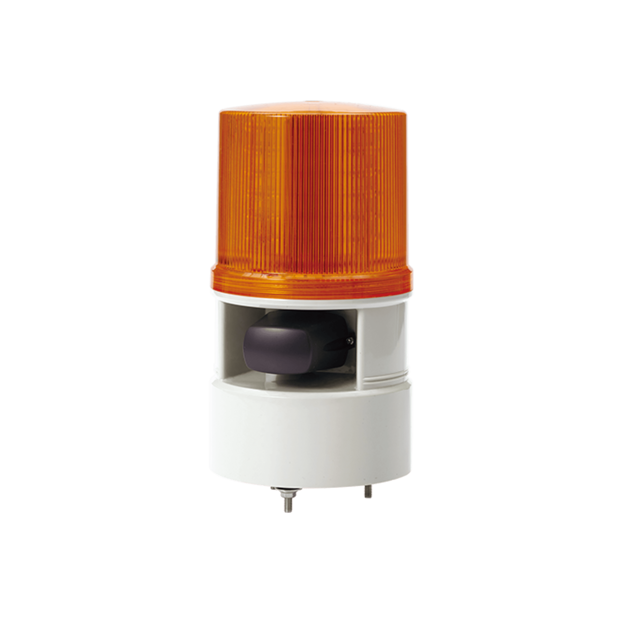  Luces de advertencia color Ámbar con sirena incorporada con 5 tonos máx. 105 dB en 12-24 VCD — QLIGHT · SKU S125DML-WS-012024-A