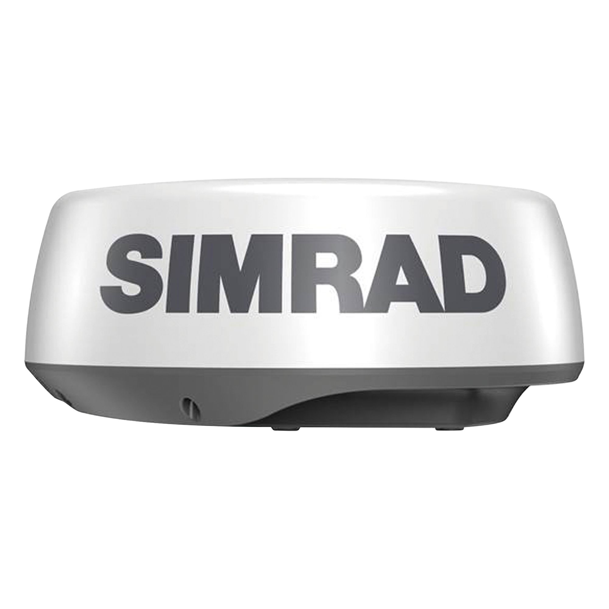 Radar Náutico HALO20 / Tecnología de Compresión de Pulsos / Alcance de 24 Millas Náuticas / Antena Domo de 61 cm / Seguimiento MARPA / Modos Puerto, Altamar y Clima / InstantOn™ / Bajo Consumo Energético — SIMRAD · SKU 000-14537-001