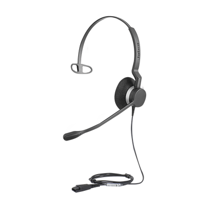 Jabra Biz 2300 Mono con conexión QD, resistente para contact center con brazo articulado con giro de 360º (2303-820-105)