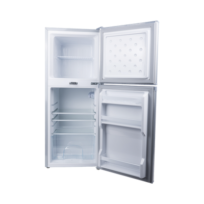 Refrigerador Combinado Solar de 105L (3.7 ft3) - 12/24V, Solución Todo en uno para Aplicaciones Aisladas y Eficiencia Energética.