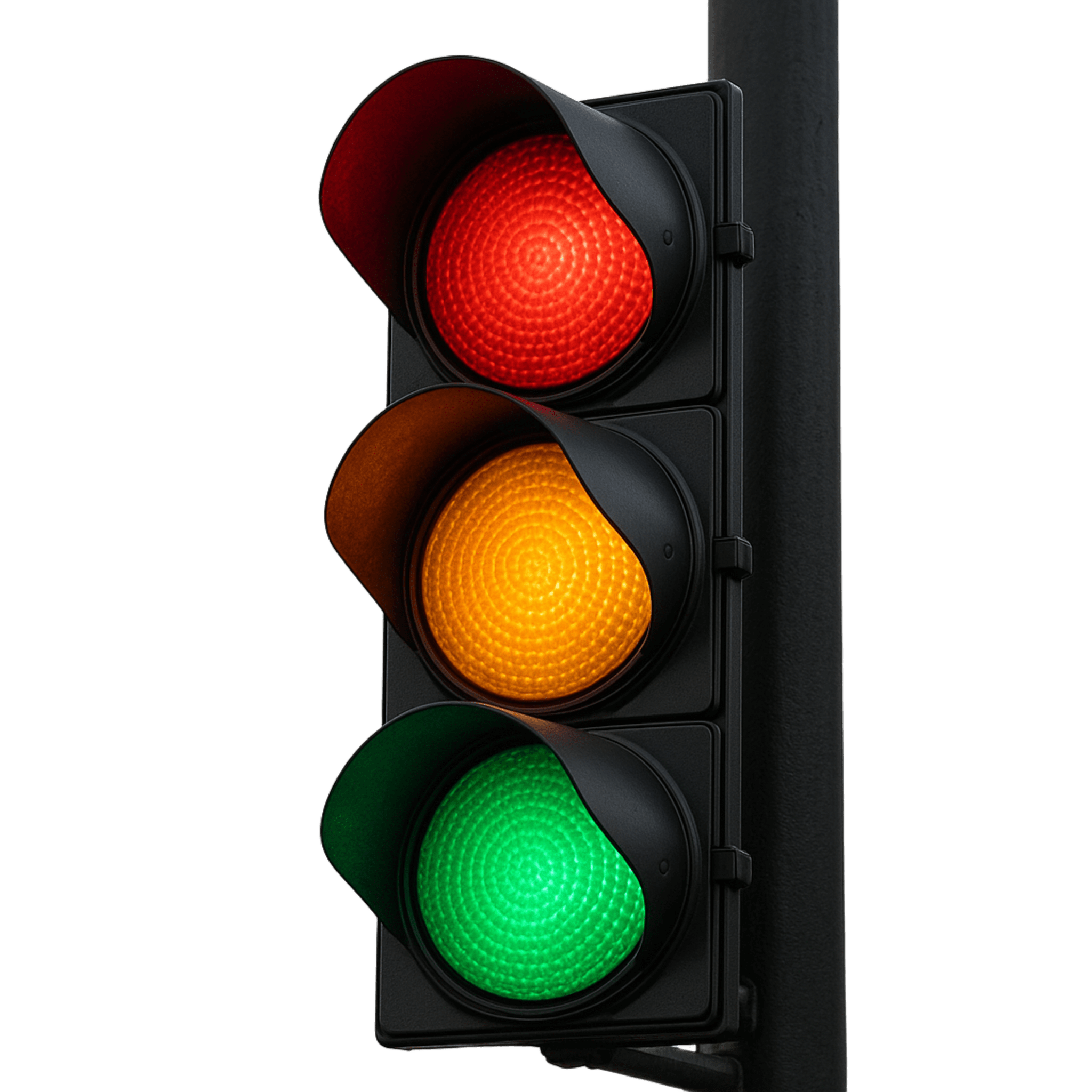 SEMAFORO DE SEÑALIZACION Rojo, Amarillo y Verde / Diametro de cada luz 40cms