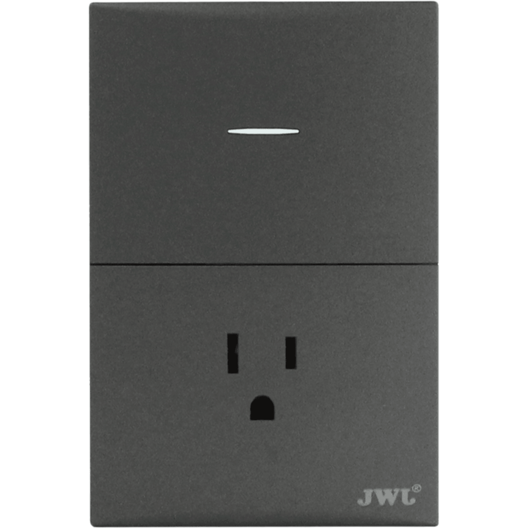 Placa con Interruptor Sencillo y 1 Toma Corriente 10 -15 A 127 V 60 Hz.