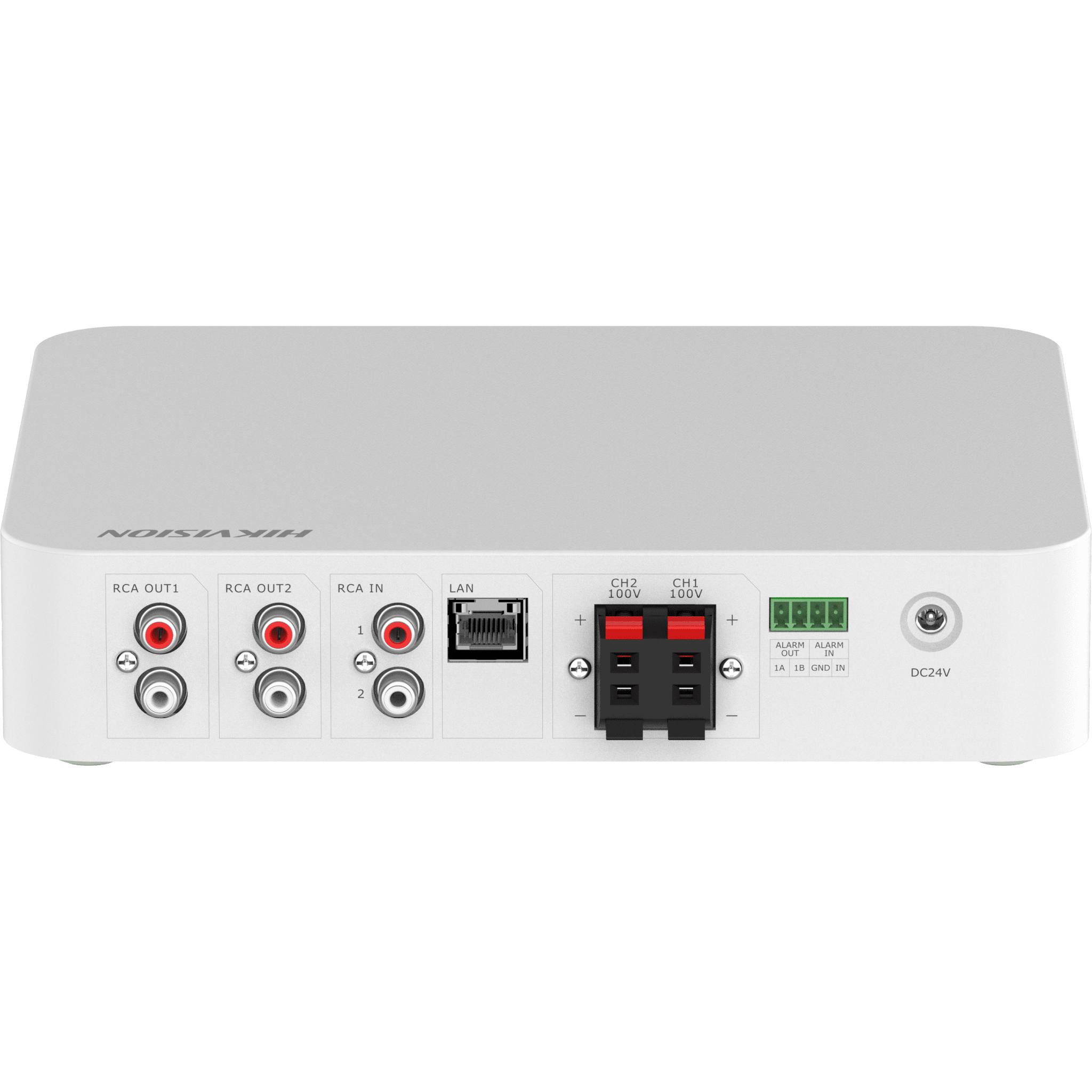 Amplificador | Bluetooth | 2 Canales | 40 W por Canal | 100V | Hik-Connect | Una Zona | Musica Ambiental 