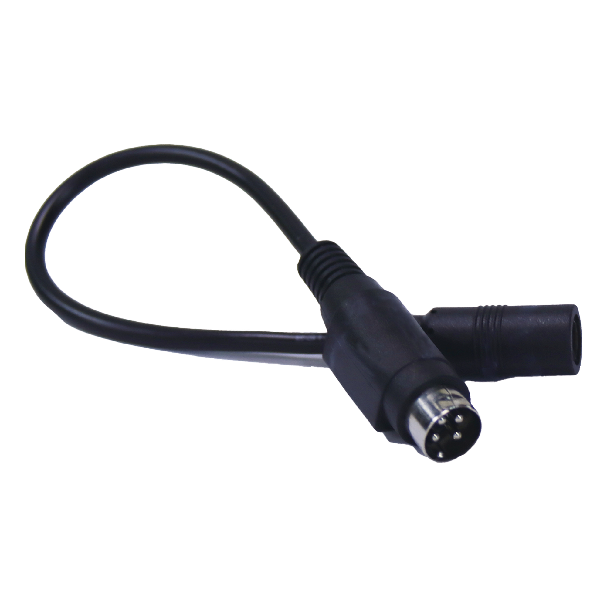 Adaptador Universal DC Hembra a Minidin 4 Pines Macho / Recomendado para DVR´s epcom / HIKVISION