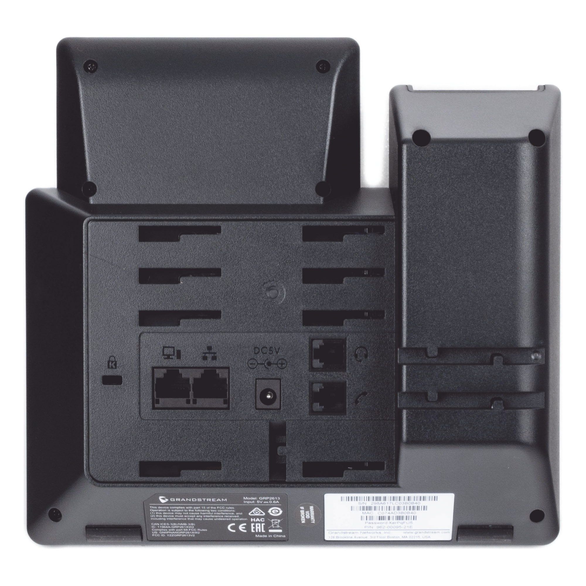 Teléfono IP / 3 Líneas SIP / 6 Cuentas / Pantalla 2.4" / PoE / Gigabit / Audio HD Opus