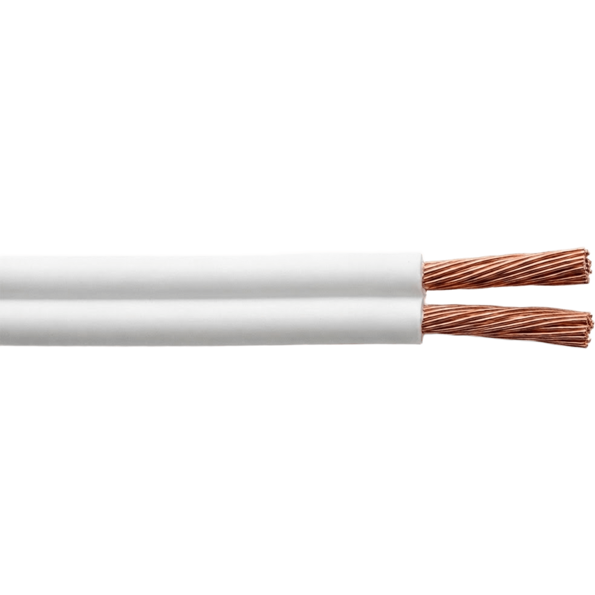 Cable Flexible SPT / 2 x 16 AWG / 300V 60°C / 100 m (328.08 ft) / PVC Autoextinguible / NOM-001-SEDE / Blanco — INDIANA · SKU PC03