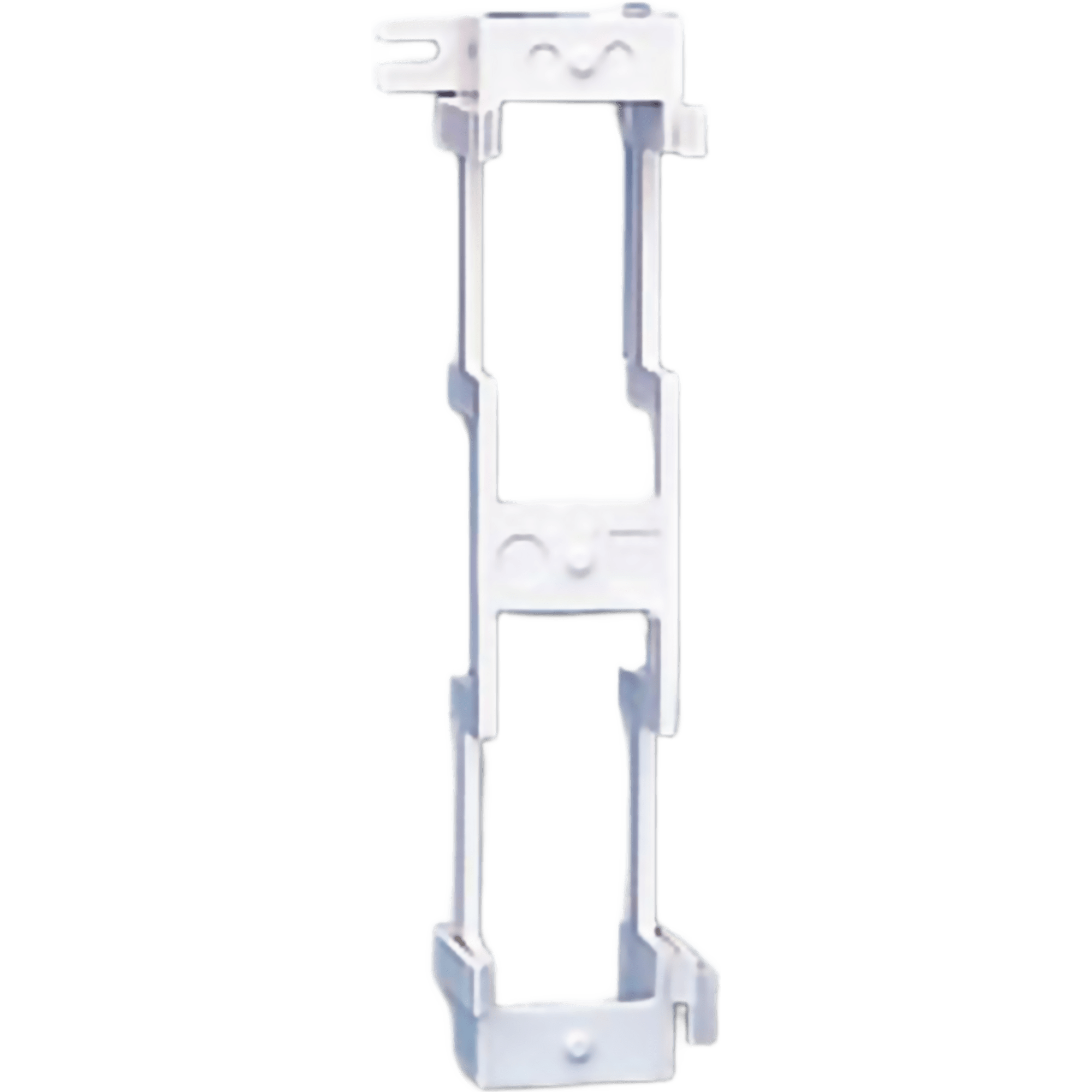 Bracket para Montaje de Regleta S66, Acepta 1 Regleta M150 y 1 Conector de 25 Pares de Cada Lado