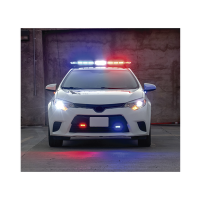 Barra de luces de 47" rojo/azul, 88 LED, con control de tráfico en color rojo/azul, ideal para equipar unidades de seguridad pública