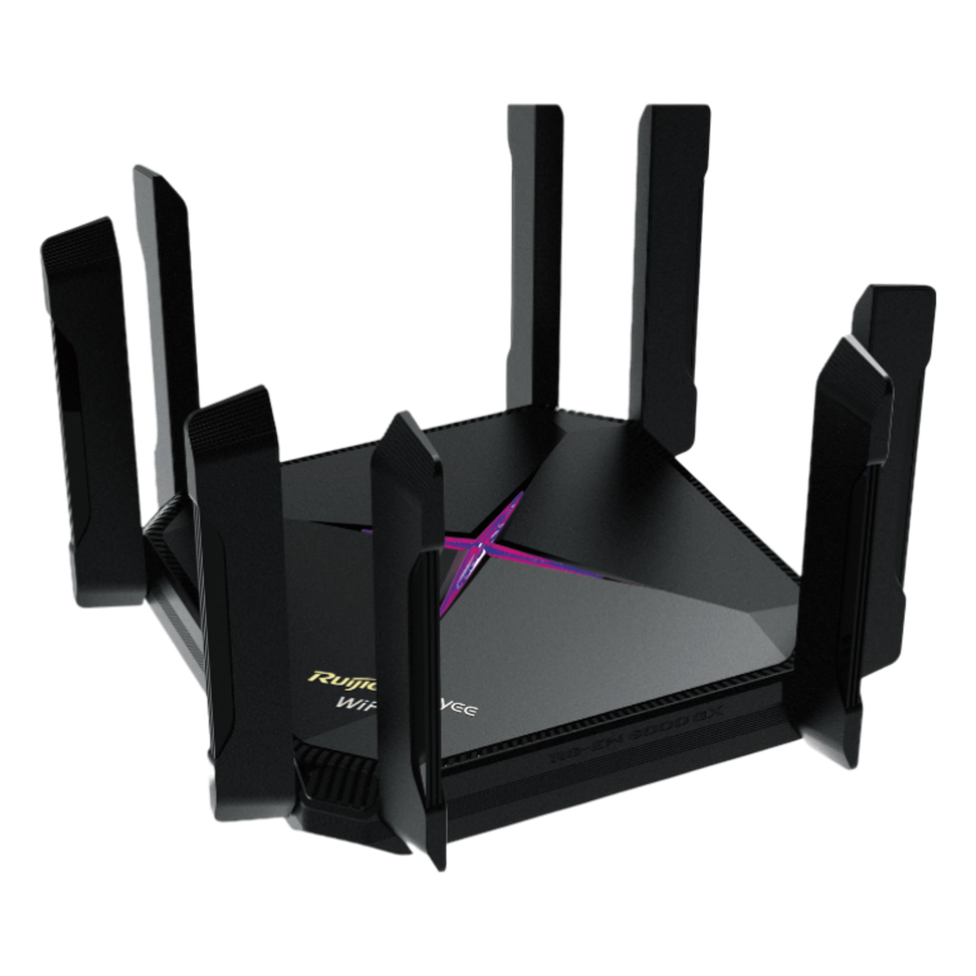 Home Router inalámbrico Wi-Fi 6 MESH , Diseñado para GAMING con doble puerto WAN Gigabit para Sumar Ancho de banda, 4 puertos LAN Gigabit., WI-FI 6 2x2 doble Banda — RUIJIE · SKU RG-EW6000GX