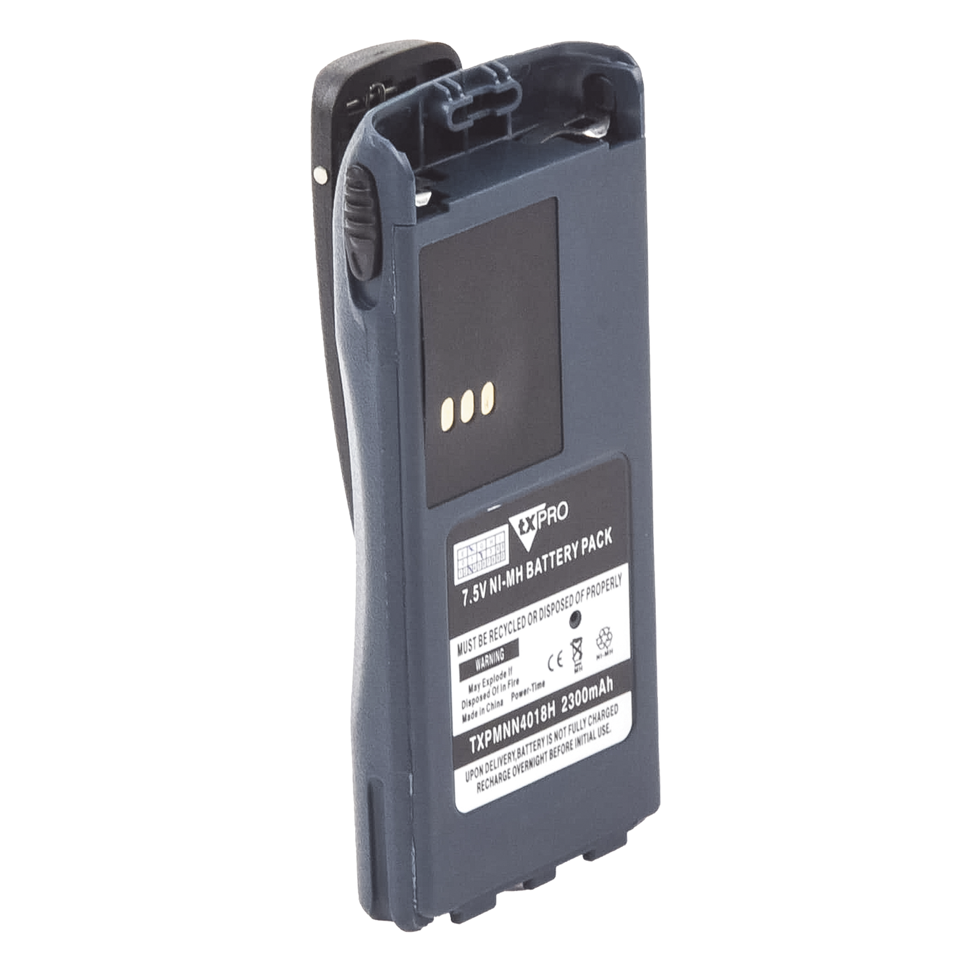 Batería Ni-MH / 2300 mAh / 7.5V / Celdas Japonesas / Uso Rudo / Contactos Bañados en Oro — TXPRO · SKU TX-PMNN-4018H