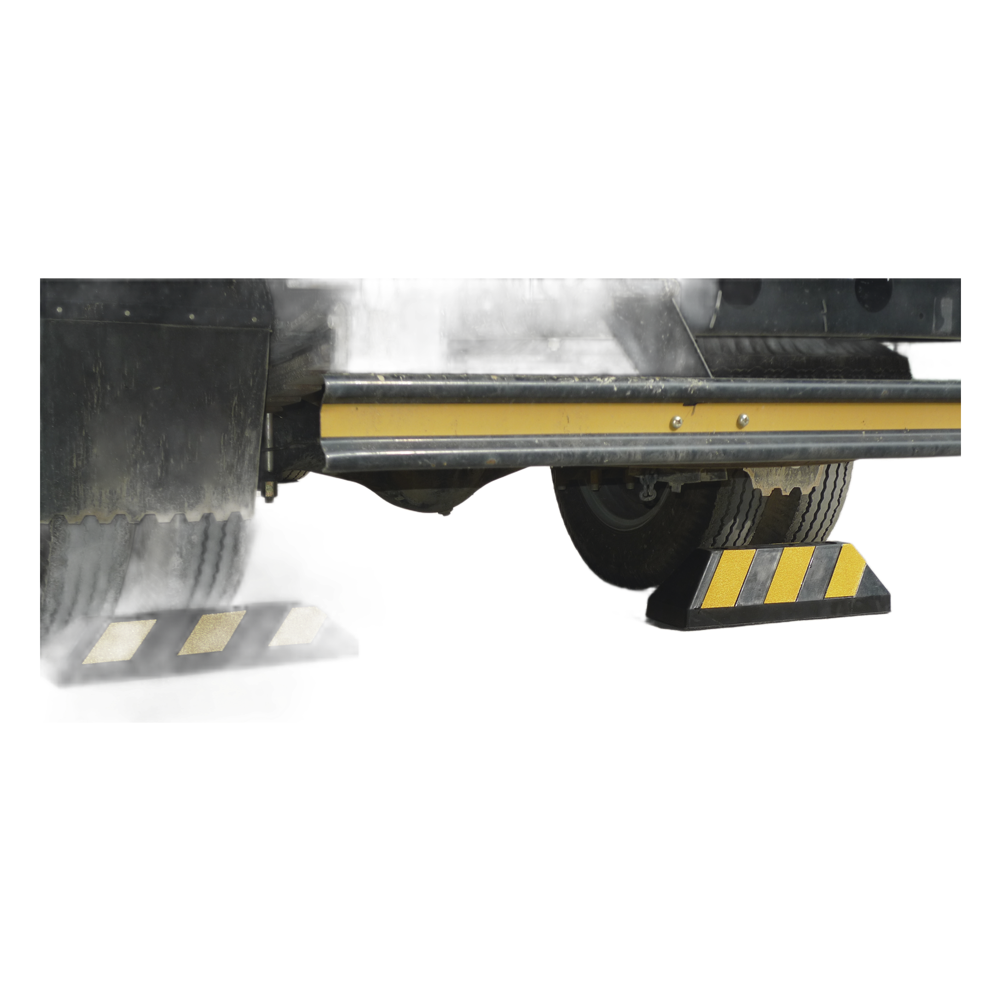 Tope Vehicular 55cm / Para Camion / Estacionamiento / Color Negro-Amarillo. — ACCESSPRO · SKU AC55TC