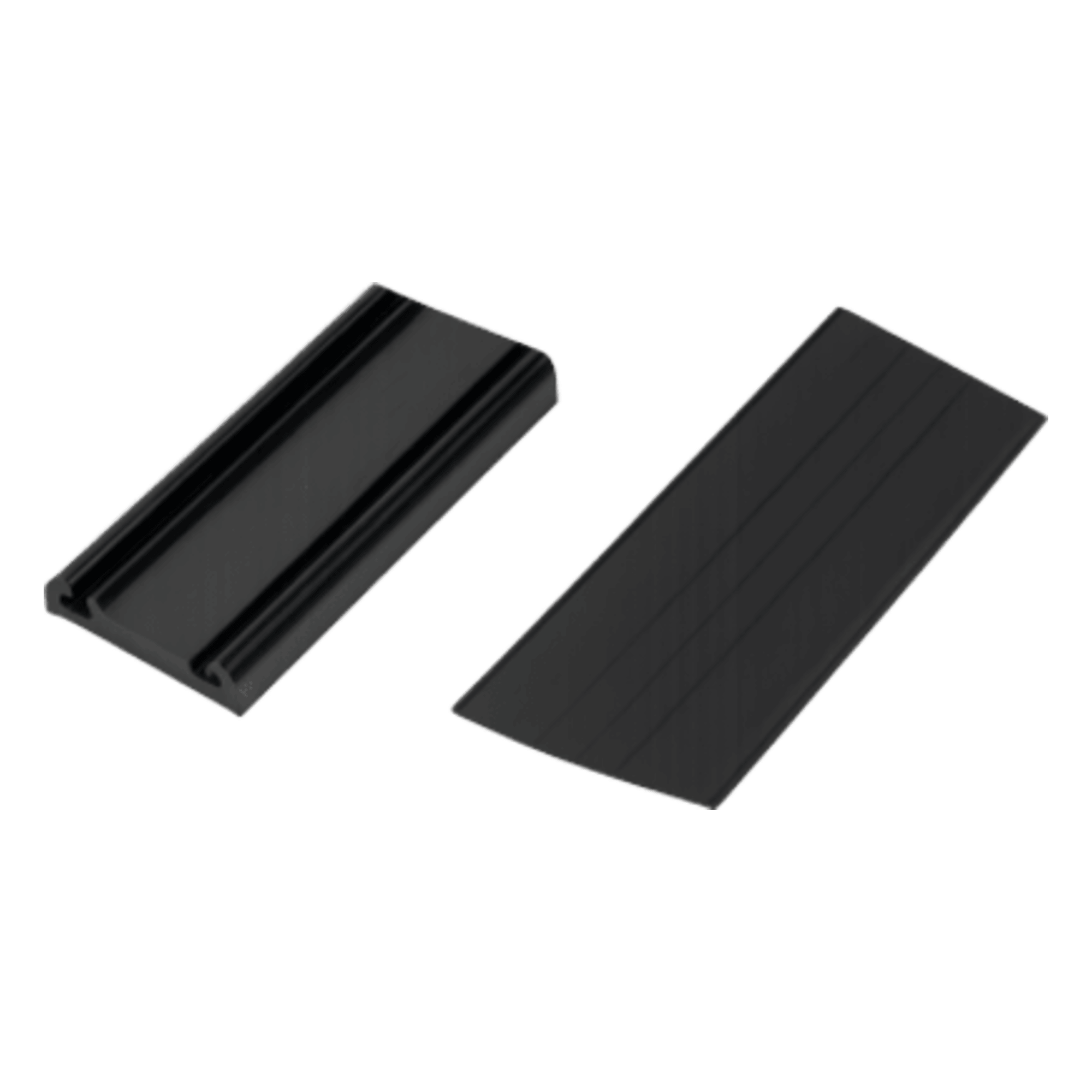 Sello Inferior para Puerta de Garage / 20 Pies (65.6 ft) de Ancho / Caucho Sintético de Alta Resistencia / Diseño Rígido y Flexible