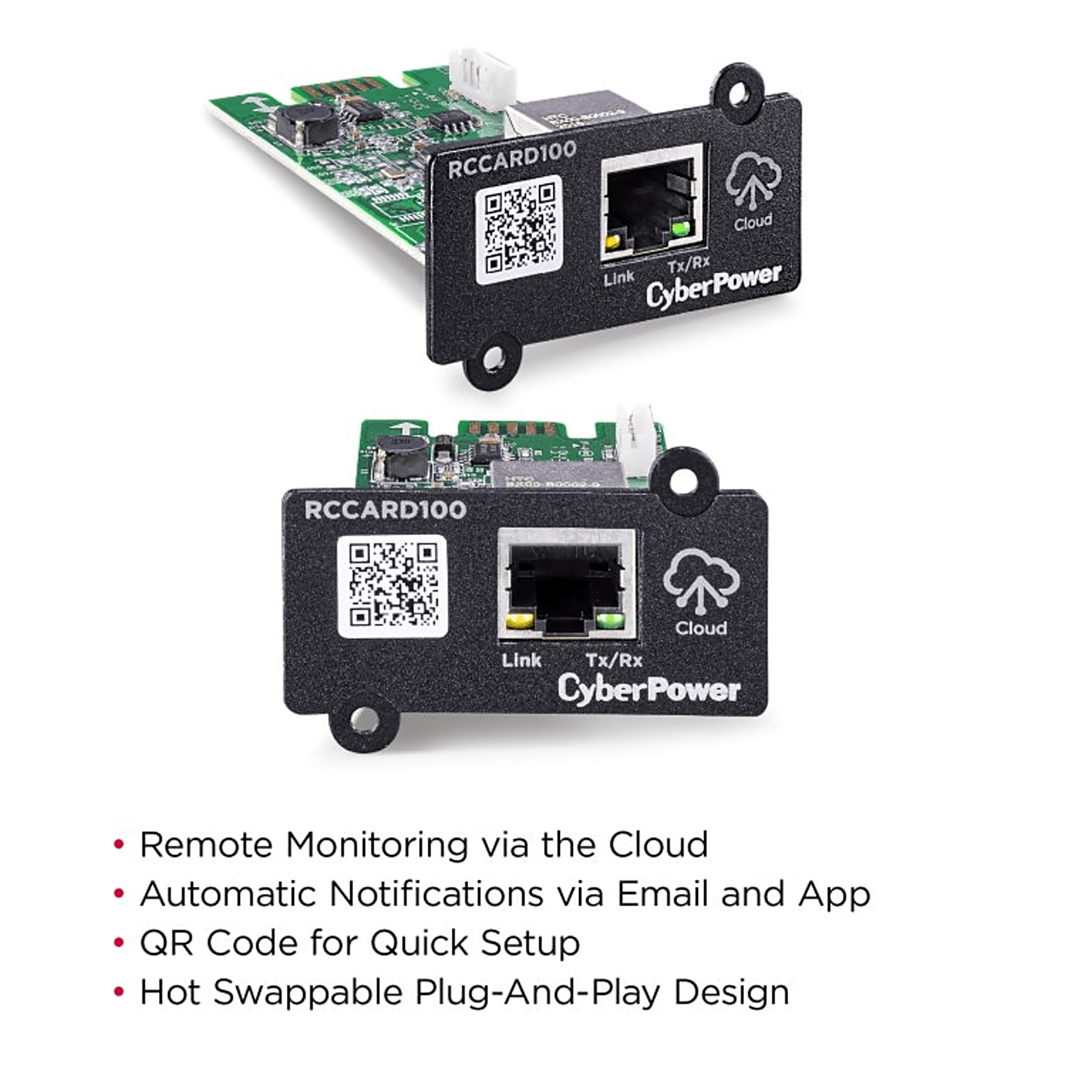 Tarjeta de Monitoreo Remoto para UPS CyberPower Modelos PR, OL, OR y PDUs con Tarjeta de Expansión