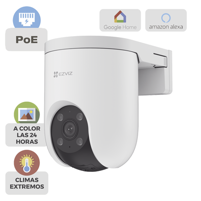 Cámara PT PoE Estandar Af / 3 Megapixel / Movimiento Panorámico de 360° / Preset / Seguimiento Inteligente / Detección Humana / Audio de Dos Vías 