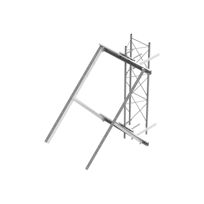 Montaje para Panel Solar de Poste o Torre Galvanizado Electrolítico (Ver Compatibilidad).