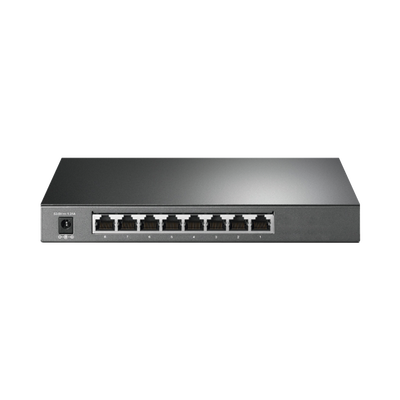 Switch Omada / 8 Puertos Gigabit / 4 Puertos PoE+ 802.3at/af / Presupuesto PoE 62 W / 30 W por Puerto / Gestión Cloud Omada / L3 Static Routing / Sin Ventilador / Metal