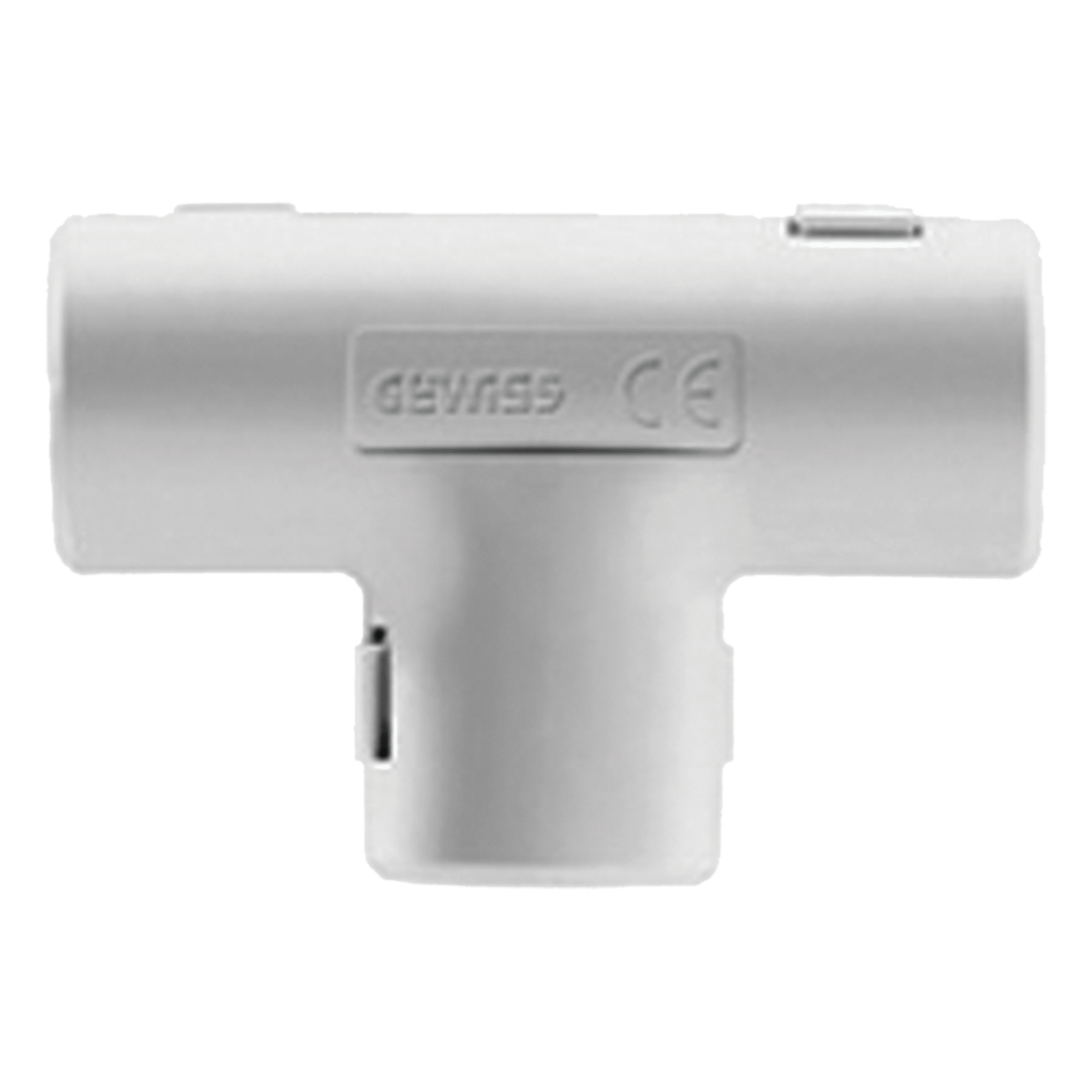 Unión en "T" para tubería rígida, recomendado para cable eléctrico, PVC Auto-extinguible, de 25 mm — GEWISS · SKU DX-40-225