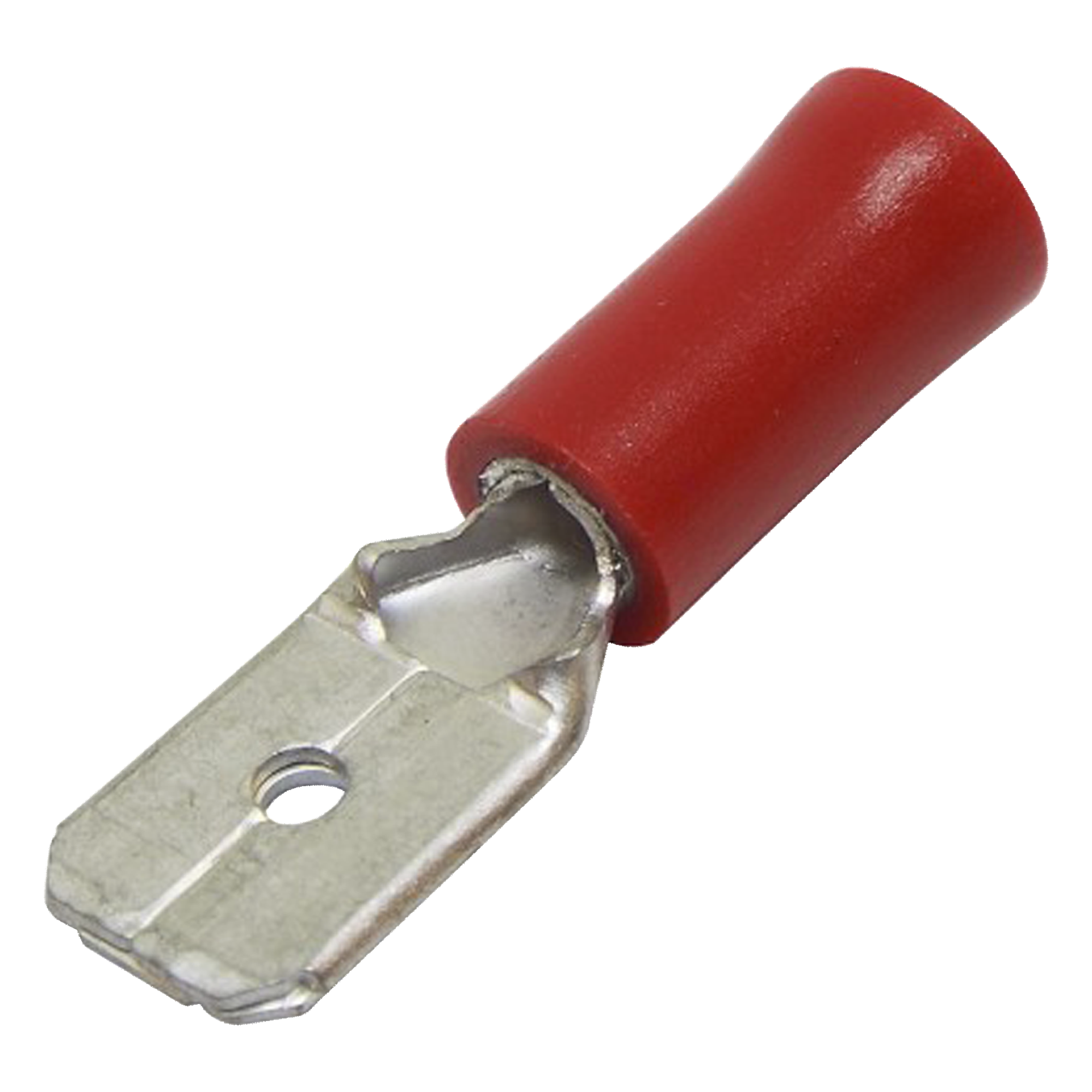 Terminal tipo macho aislada / 22 - 16 AWG / Rojo / Paquete de 25 piezas. — EPCOM POWERLINE · SKU AE51242