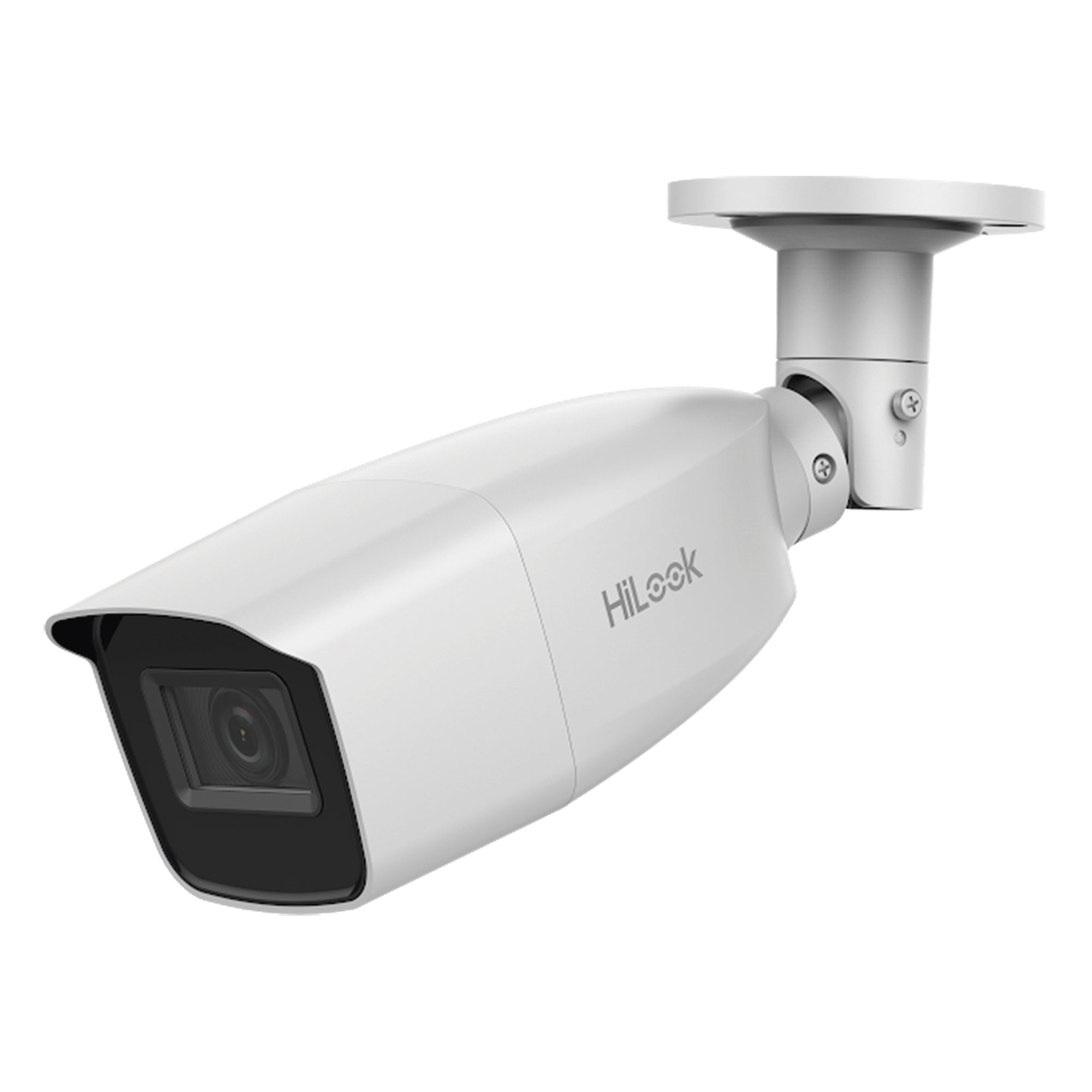 Bala TURBOHD 2 Megapíxel (1080p) / Lente Var. 2.8 a 12 mm / CLIMAS EXTREMOS / IR EXIR Inteligente 40 mts / Exterior IP66 / TVI-AHD-CVI-CVBS / dWDR — HiLook by HIKVISION · SKU THC-B320-VF