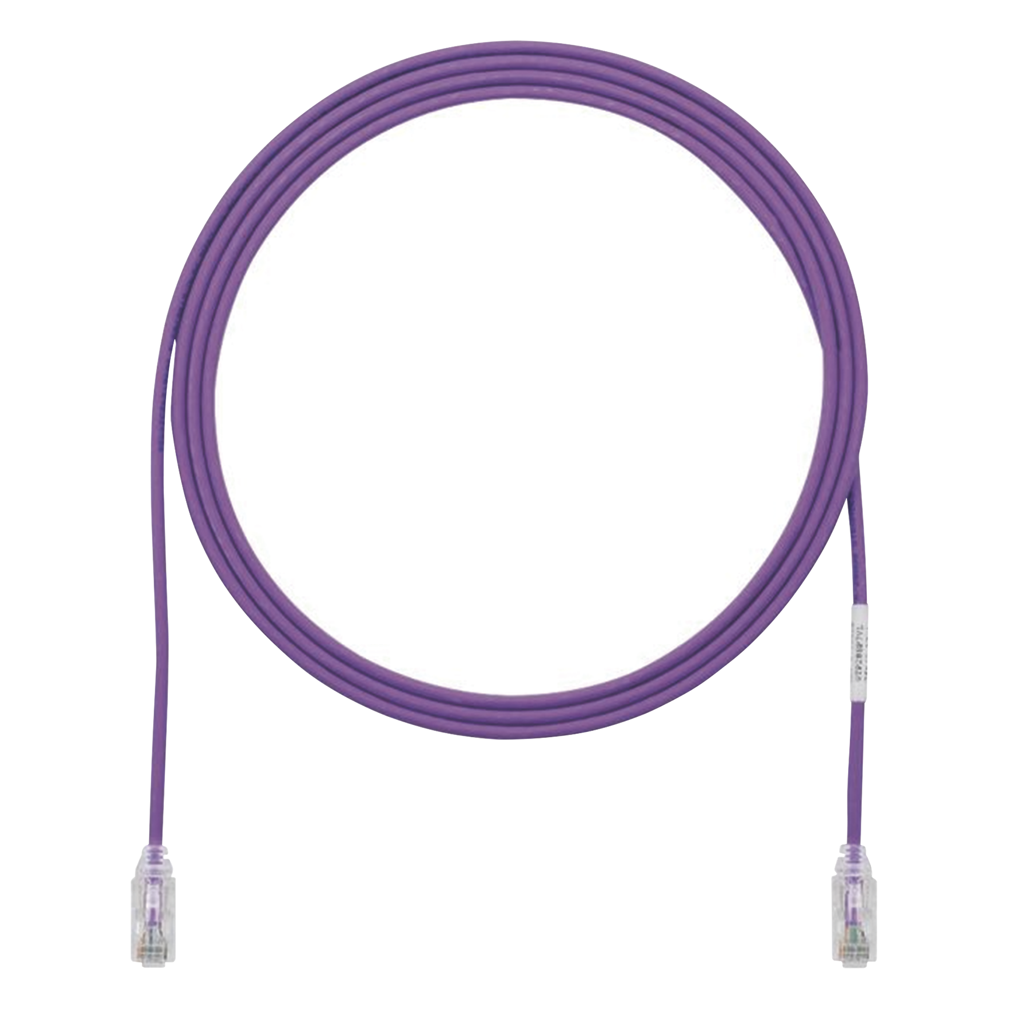 Cable de Parcheo TX6, UTP Cat6, Diámetro Reducido (28AWG), Color Violeta, 2.13 Metros (7 Pies) — PANDUIT · SKU UTP28SP7VL