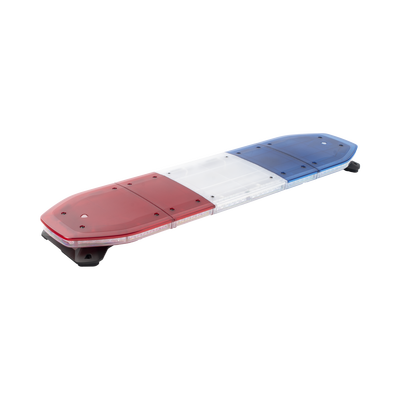 Barra de luces de 48", 216 LED, Dual Color, Programable, Rojo/Azul/Ámbar/Claro, Ideal para Equipar Unidades de Seguridad Publica con Domos Rojo, Claro y Azul