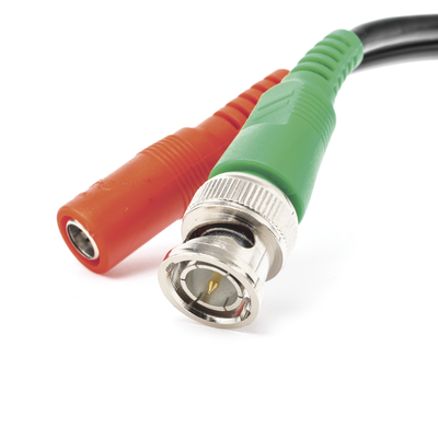 Cable Coaxial (BNC RG59) + Alimentación / SIAMES / 50 Metros (164 Pies) / 100% COBRE / Para Cámaras 4K / Uso Interior y Exterior
