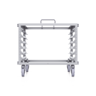 Rack Abierto 6U Compacto y Apilable sin Herramientas para Equipos UniFi, Ensamblaje Toolless, Ruedas con Seguro y Expansión a 12U con Kit de Apilado