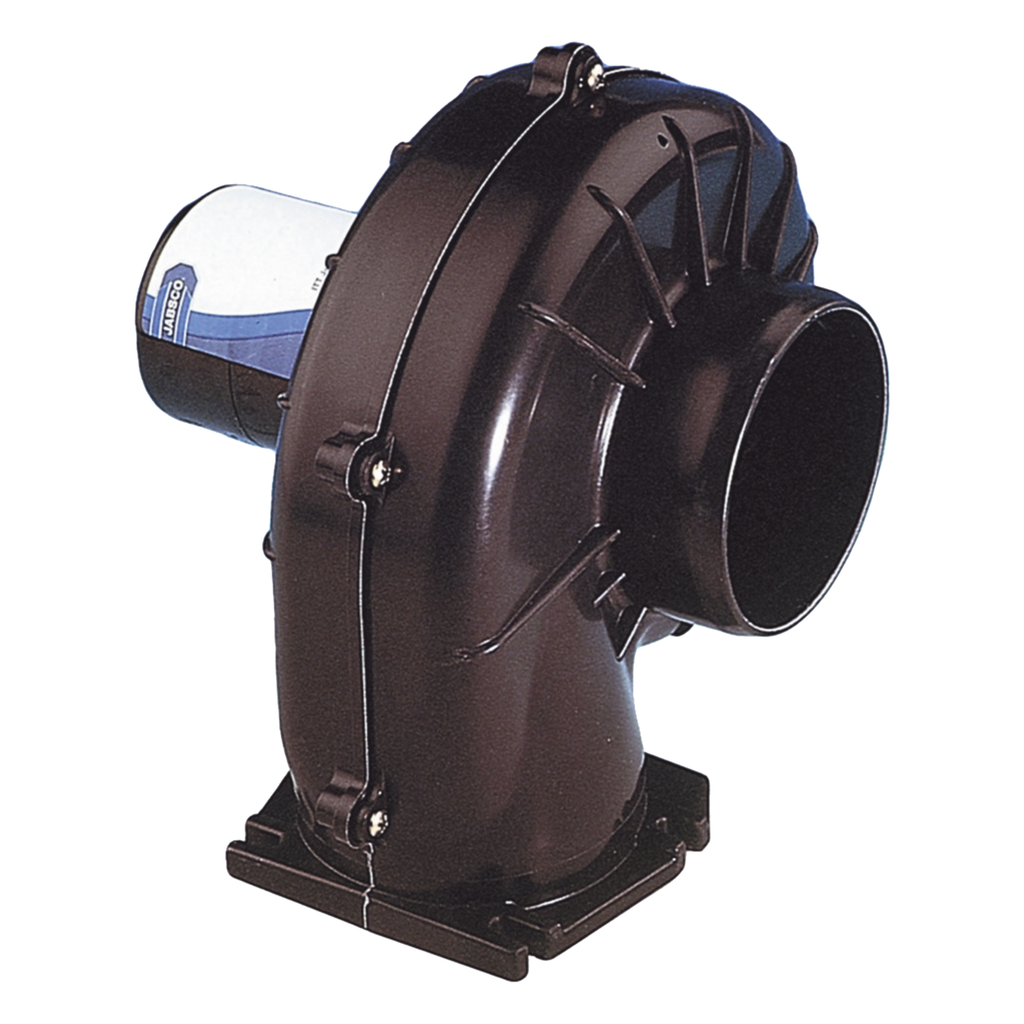 Soplador de Ventilación Marina / 3 Pulgadas / Flujo 4.2 m³/min / Montaje en Brida / Plástico Reforzado Anticorrosión / 22 x 17 x 19 cm — JABSCO · SKU 34739-0020