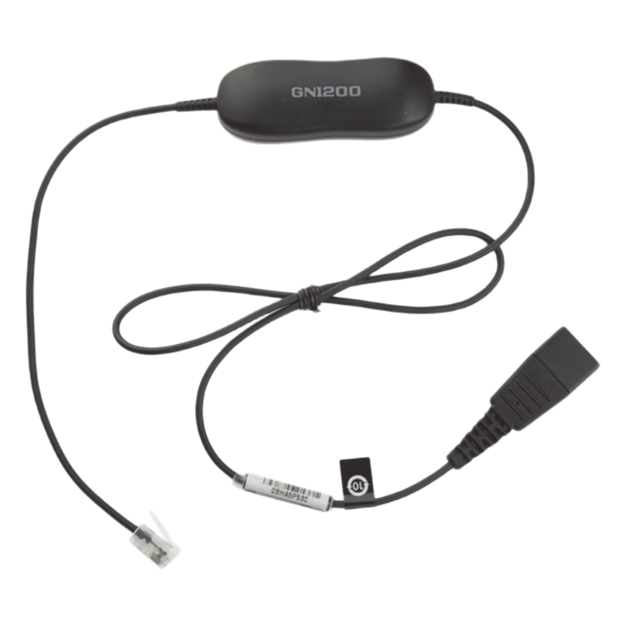 Jabra GN1200 cable con conexión QD y RJ-9 (88001-99) — JABRA · SKU GN-1200-S