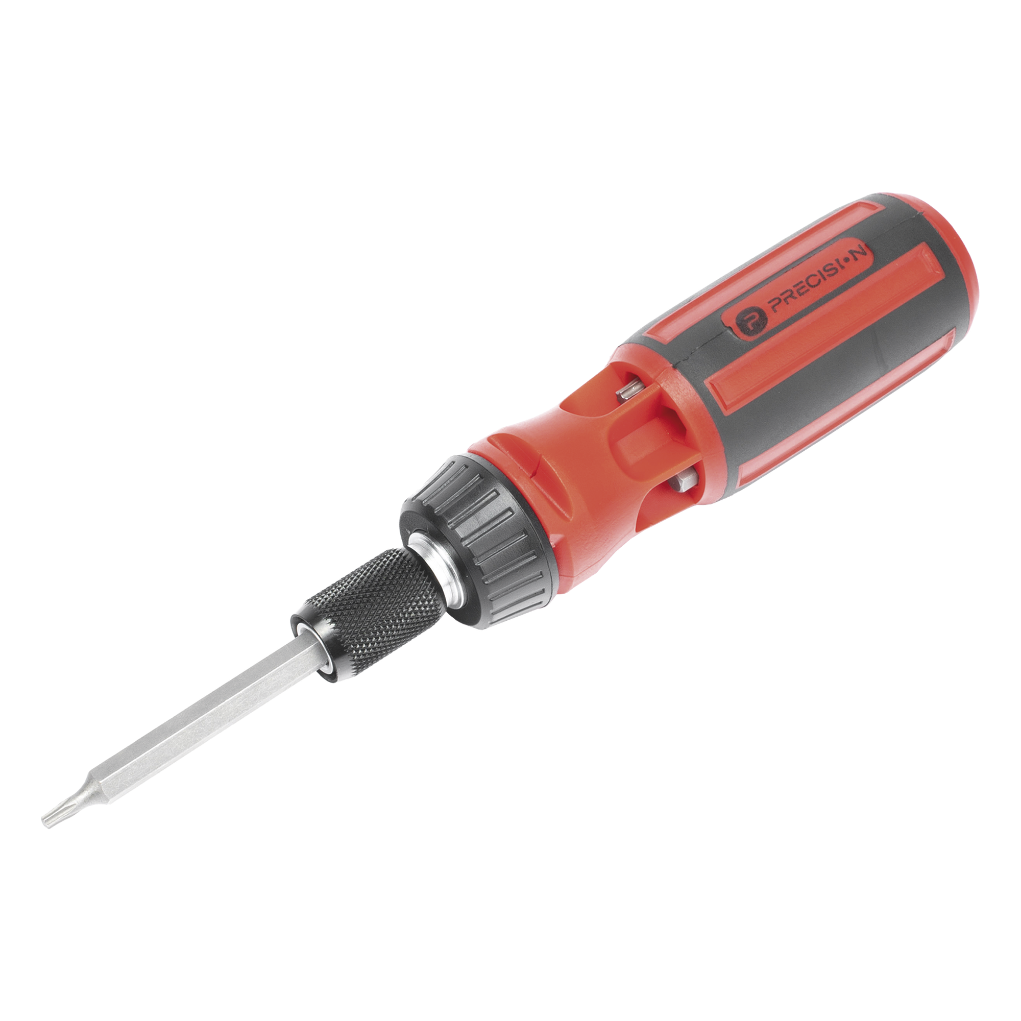 Desarmador 6 en 1 con Mango de Agarre Plástico (Torx #10 y #20, Hexagonal #5, PH0, PH2, Plana #5)  — PRECISION · SKU PST-H020-06