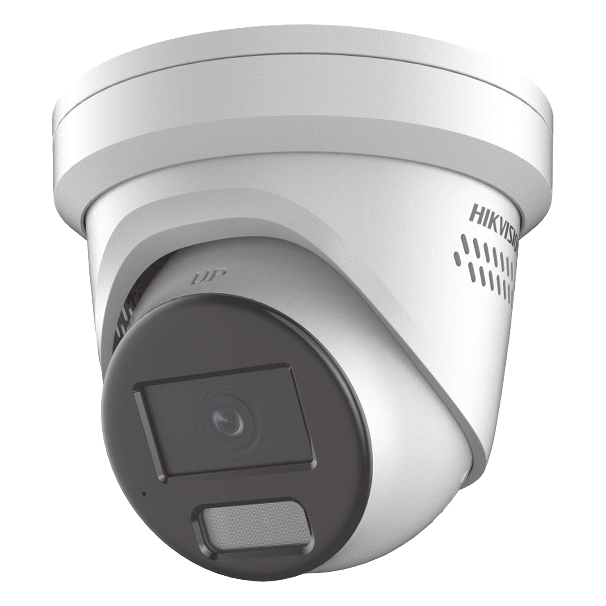 [Dual Light + ColorVu] Turret IP 8 Megapixel / Lente 2.8 mm / 40 mts IR + 40 mts Luz Blanca / Exterior IP67 / Luz Intermitente y Alerta de Audio / Micrófono Integrado / Videoanaliticos (Filtro de Falsas Alarmas) / ACUSEARCH