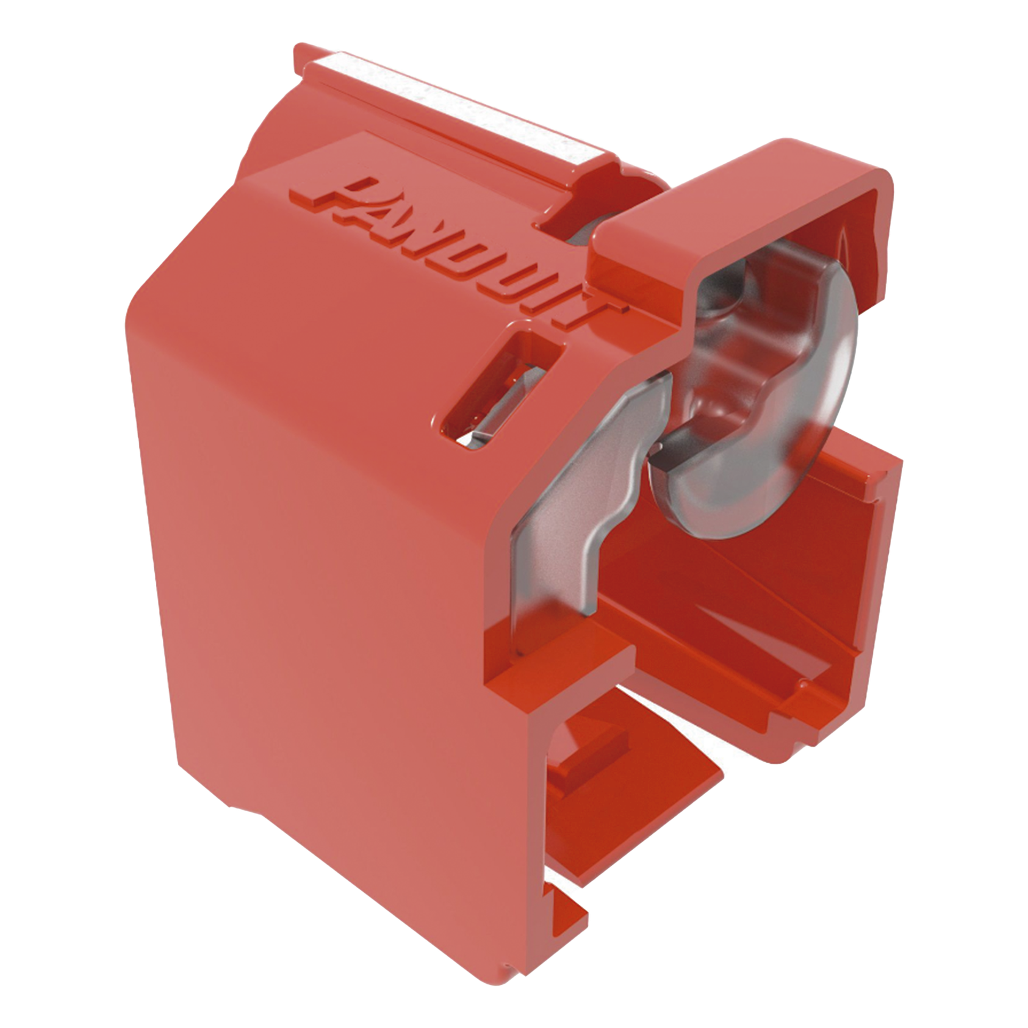 Kit de 10 Dispositivos Recubiertos para Impedir Desconexión de Plug RJ45, Color Rojo, Incluye Herramienta para Instalar/Retirar — PANDUIT · SKU PSL-DCPLRE