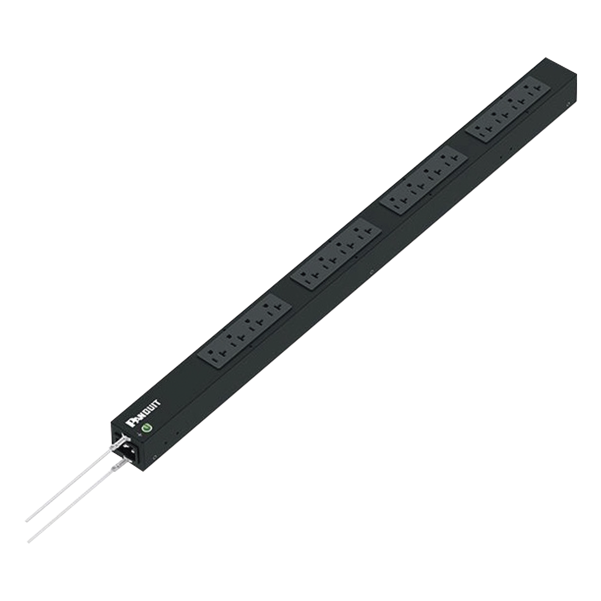 PDU Básico para Distribución de Energía, Enchufe de Entrada NEMA 5-20P, Con 16 Contactos NEMA 5-20R, de Instalación Vertical, 20 Amp, 120 Vca
