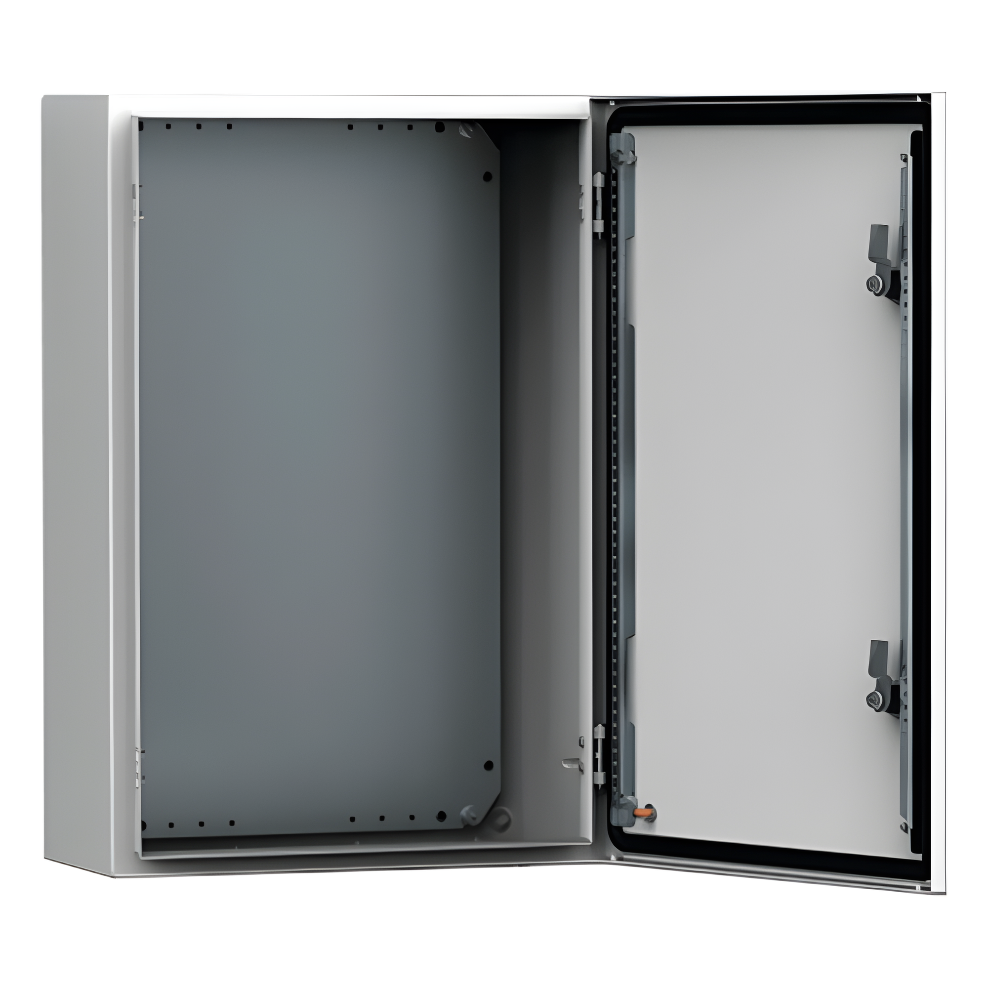 Gabinete de Uso Exterior MAS 500 x 400 x 260 mm NEMA 4/12/13; IP66; IK10 de Acero Dulce 1.5 mm con Platina de Montaje Incluida Color Gris Claro — HOFFMAN · SKU MAS0504026R5