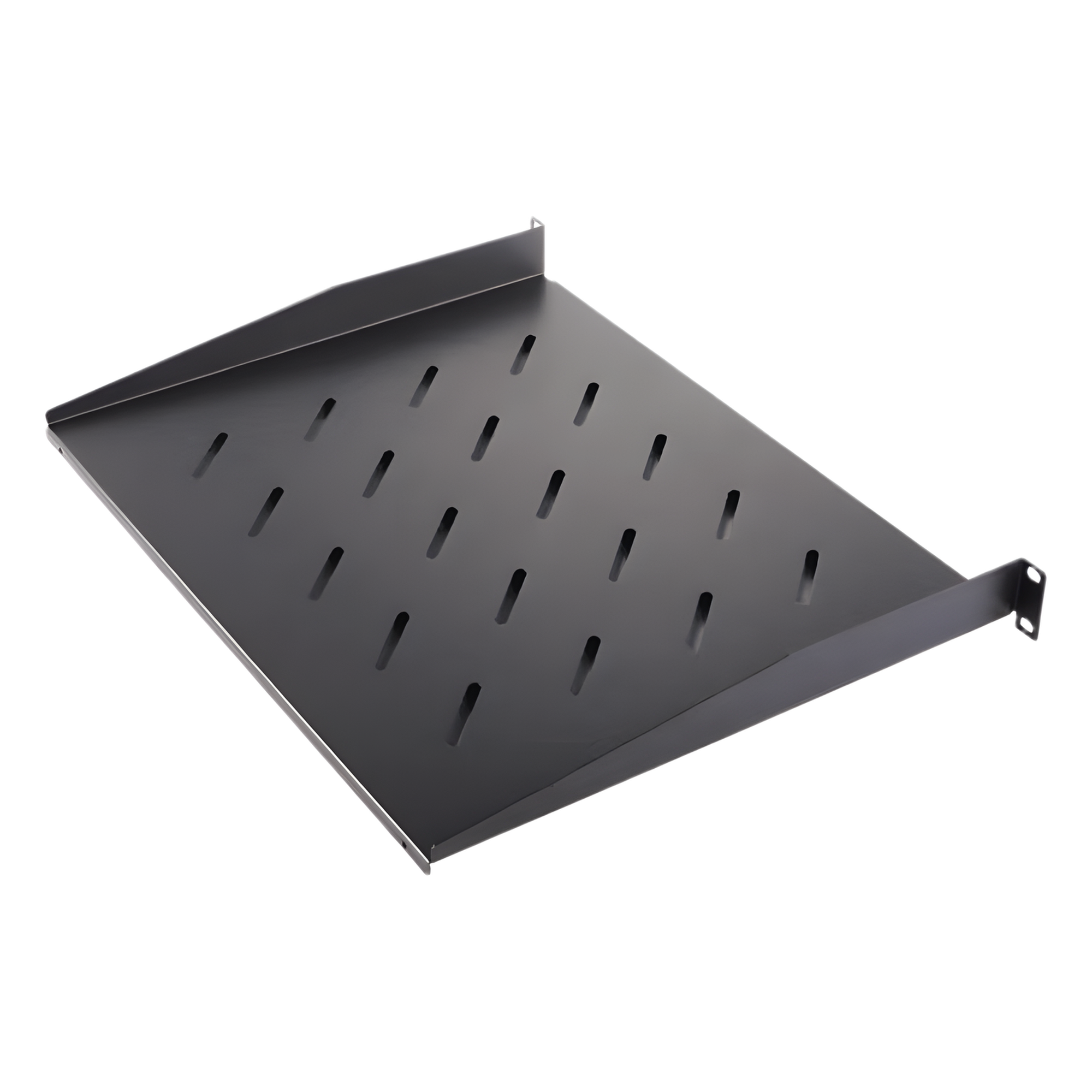 Charola para Soportar Equipos en Rack de 19" / Profundidad de 35 CM / Color Negro / 1 U Rack — HIKVISION · SKU DS-XSPB04-S/B